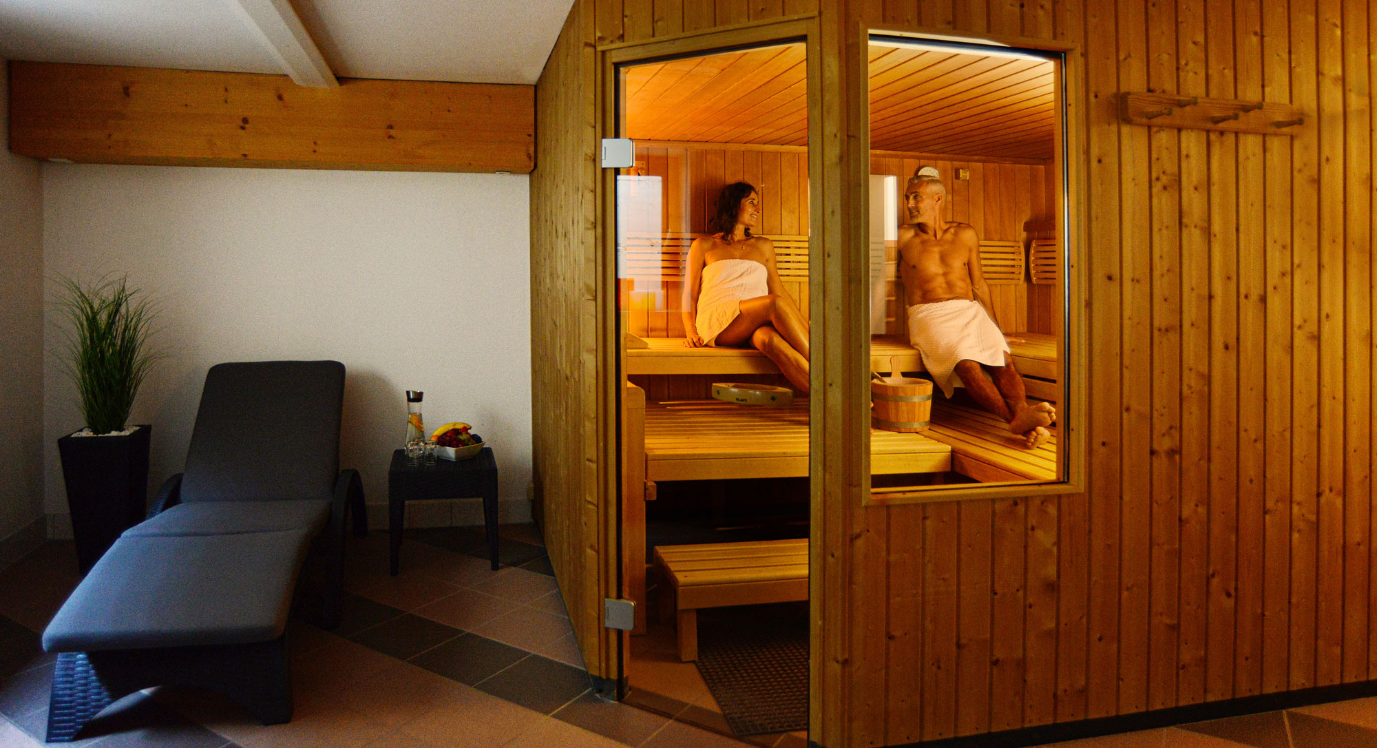 Sauna im Hotel im Weingarten